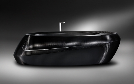 Baddesign Luxus Badewanne aus Carbon Das Objekt der Begierde 1